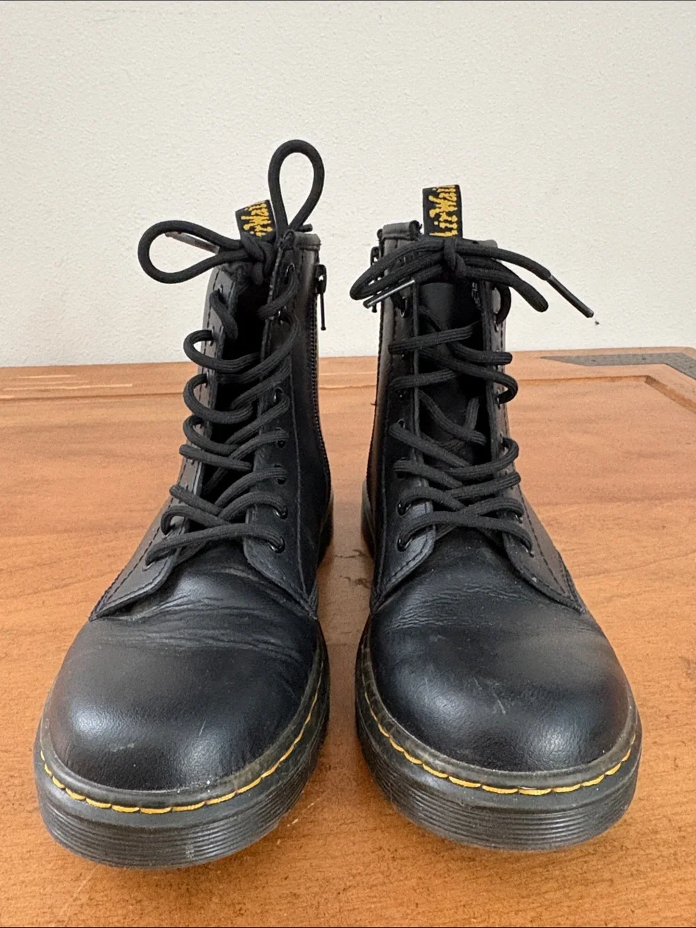 Dr. Martens Black Zavala Combat Boots  Size 5